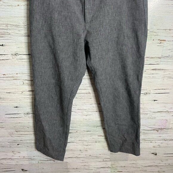 BANANA REPUBLIC "Sloan" Gray Slacks - Size 12 gray trousers dress pants - Picture 2 of 8
